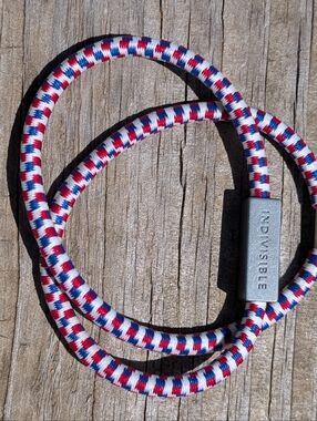 Starbucks Indivisible Red White Blue Stretch Bracelet